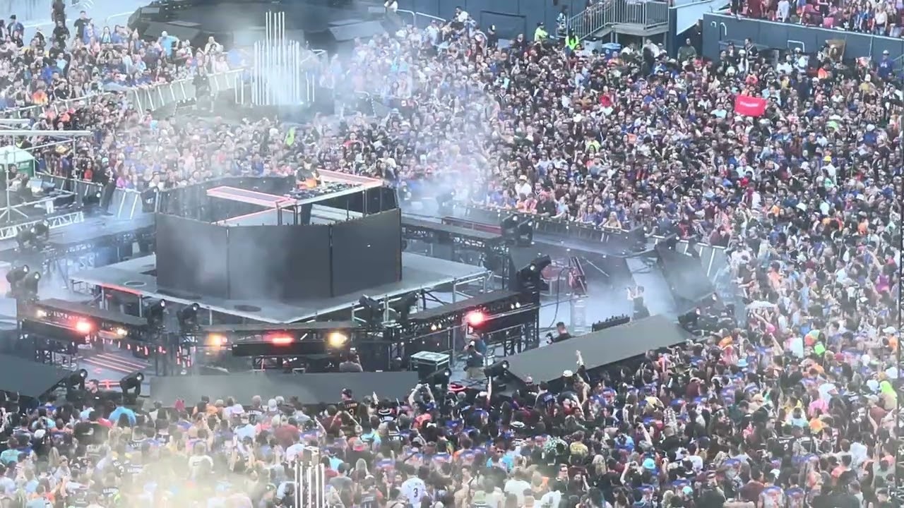 Illenium performing &ldquo;Fortress&rdquo; Trilogy 2023 live at Empower Field at Mile High