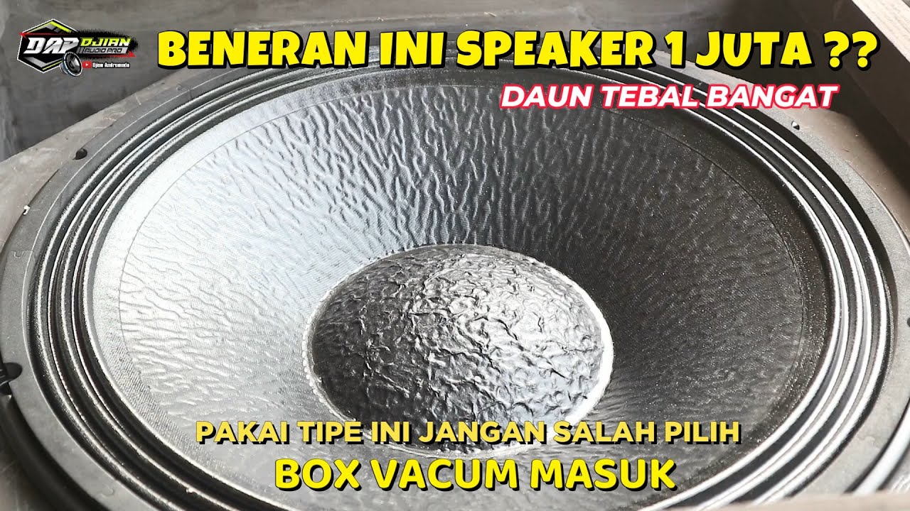 SPEAKER 18 INCH MURAH RCF 18X600 // SPEAKER SUBWOOFER TERBAIK // BISA BOX VACUM