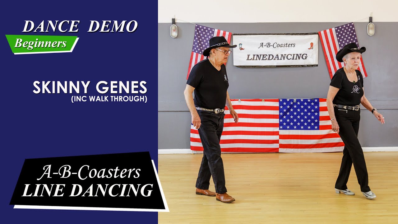 SKINNY GENES - Line Dance Demo & Walk Through