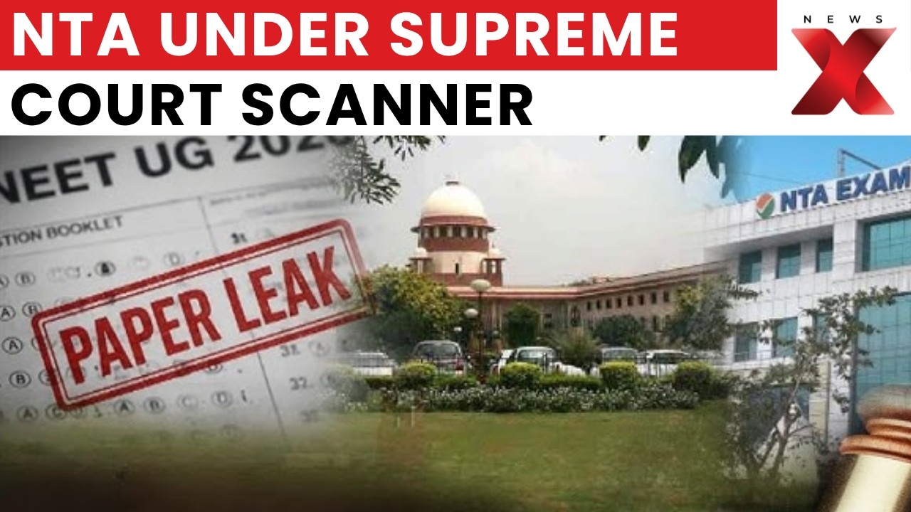 Re-NEET Exam 2026: Supreme Court Issues Notice On NTA Reform Plea | NewsX Exclusive Visuals