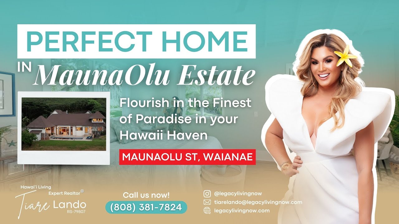 Flourish in the Finest of Paradise in the Perfect Hawaii Haven • MaunaOlu Estates 🌸