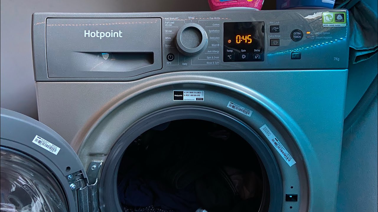Hotpoint NSWM - anti stain quick 45’ - full cycle