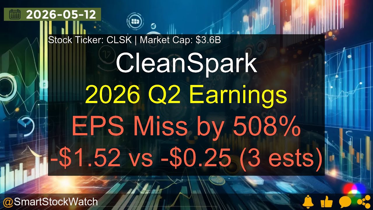 Анализ финансовых результатов CleanSpark (CLSK | 3,6 млрд долларов США) за 2 квартал 2026 года.