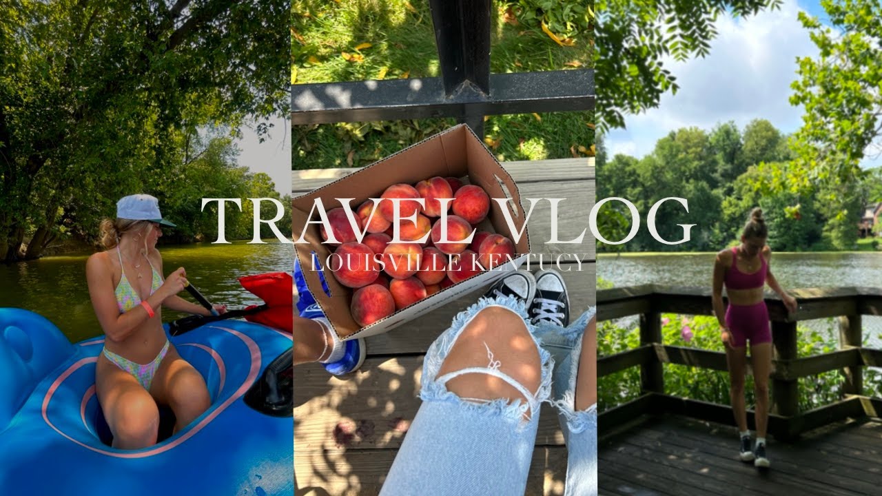 Louisville Kentucky Travel Vlog | Floating the river, Going to the orchard, Baseball game
