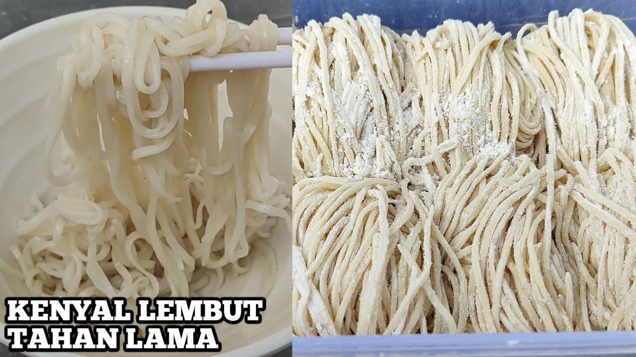 RESEP MIE BASAH UNTUK MIE AYAM YANG KENYAL DAN LEMBUT