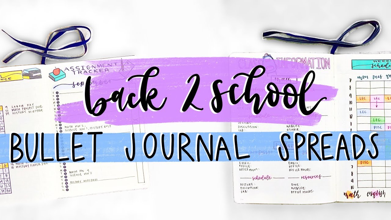 Bullet Journal Tips for Students || Back to school planning tips