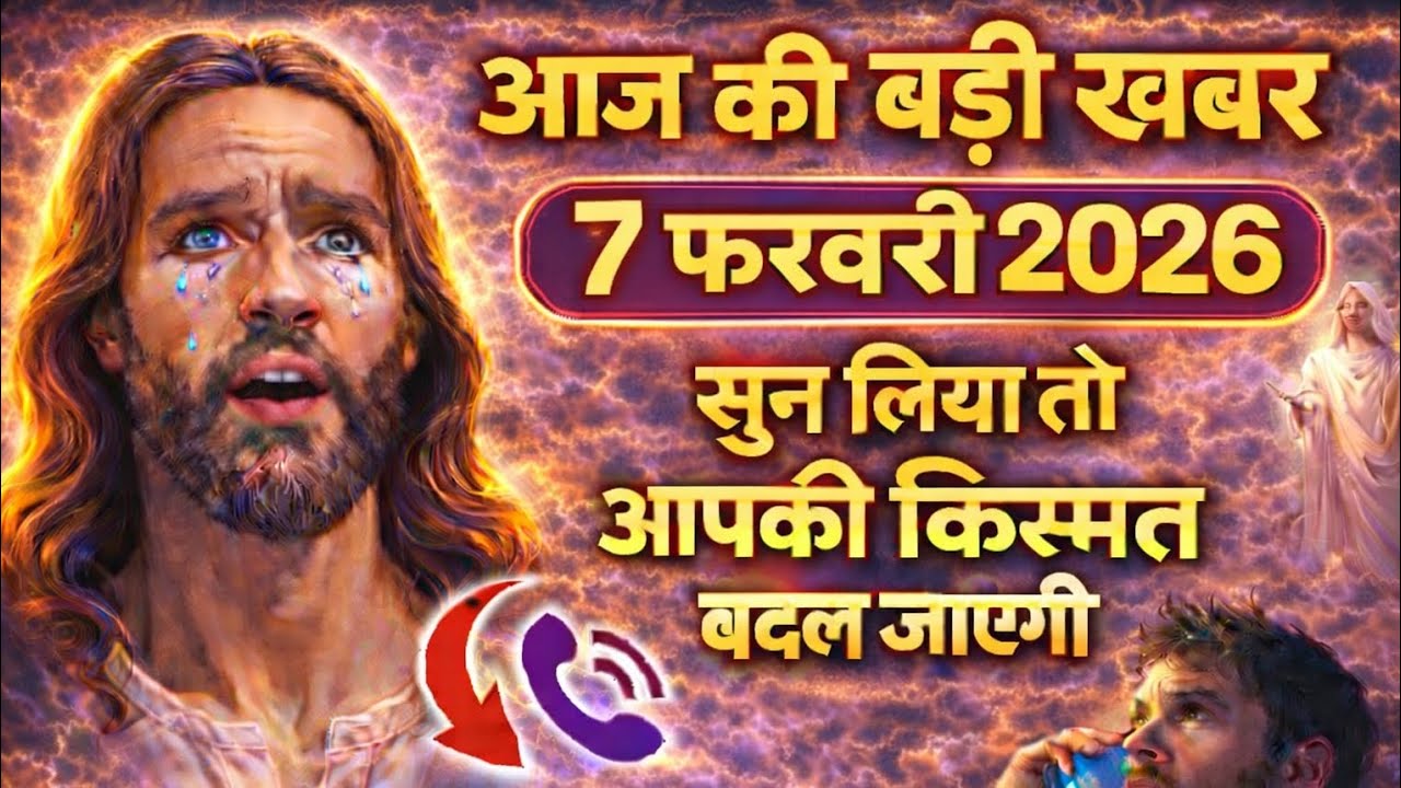 ✝️ 7 फरवरी शनिवार  2026 का यीशु मसीह का सन्देश जरूर सुने Universe Message|Jesus Message#godmessage