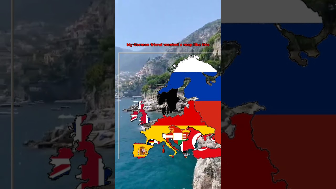 My german friend wanted a map like this 