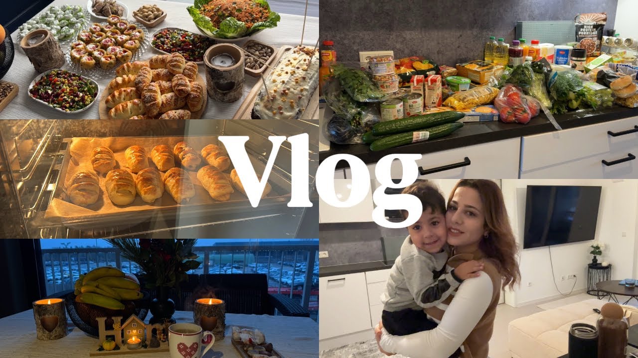 VLOG/MİSAFİR HAZIRLIĞI/PRATİK TARİFLER👩‍🍳/ALMANYADA MARKET ALISVERİŞİ/197€ NELER ALDIK/3 GÜNLÜK VLOG