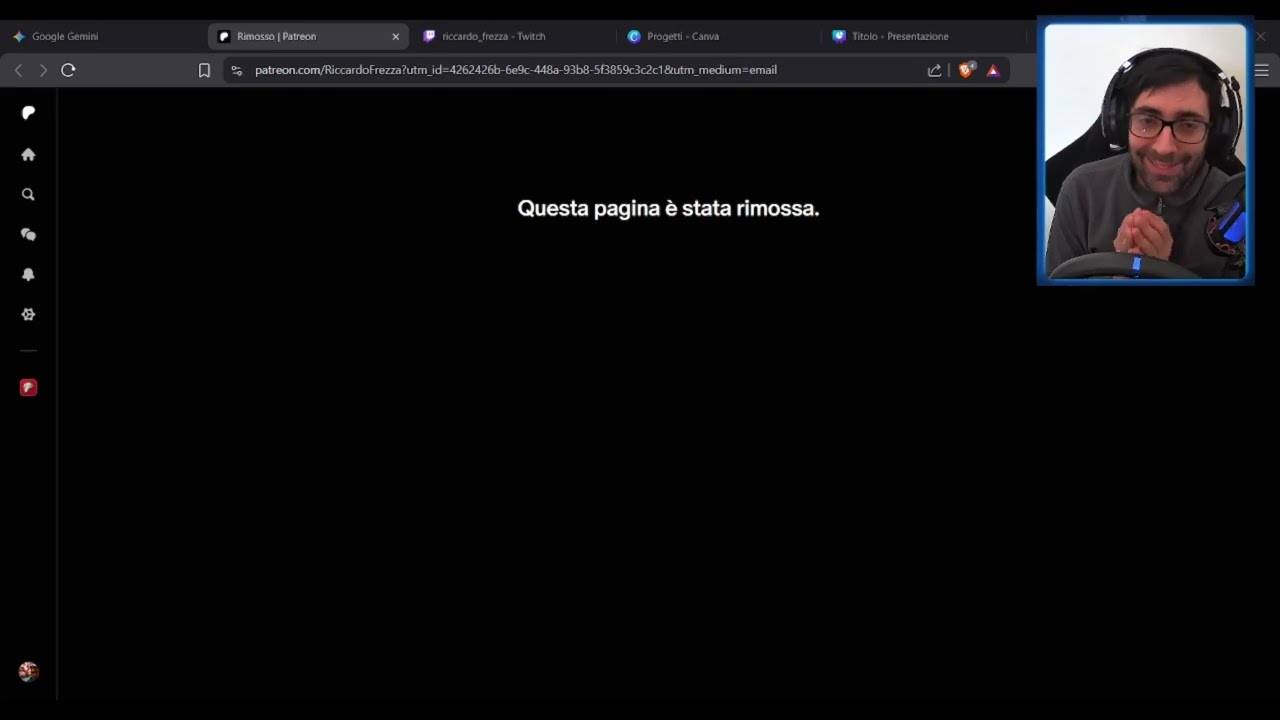 L'ACCOUNT PATREON HACKERATO E CANCELLATO - ADESSO VI SMERDO TUTTI