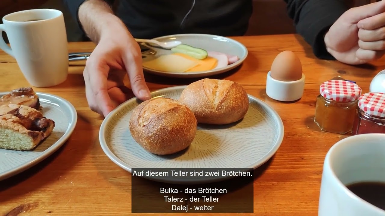 Frühstück - śniadanie