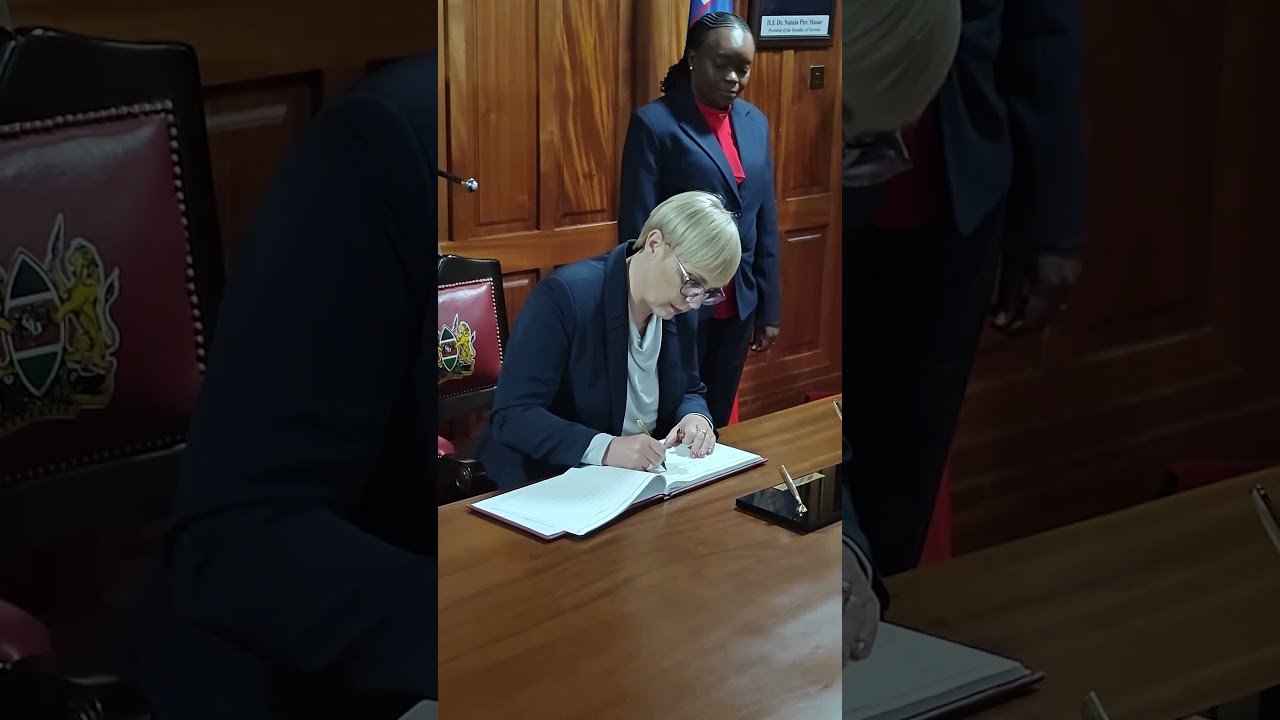 PCS Musalia welcomes President Nata&scaron;a Pirc Musar of Slovenia, on her historic visit to Kenya.