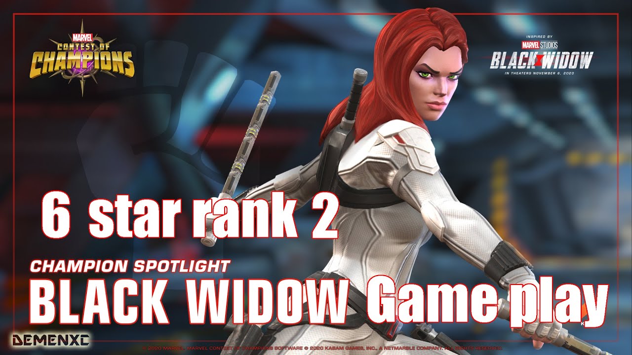 Black Widow (Deadly Origin) 6* rank 2 Gameplay