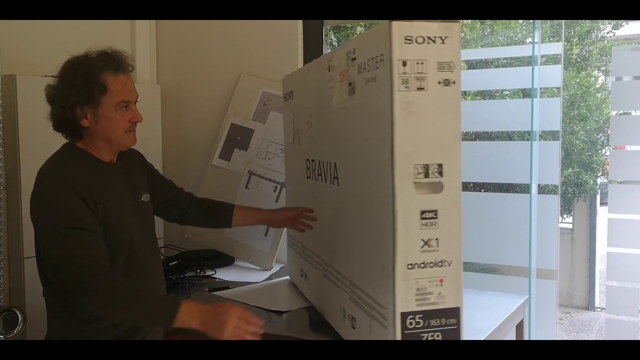 Sony 65ZF9 Android TV 8.0 Master Series | Unboxing