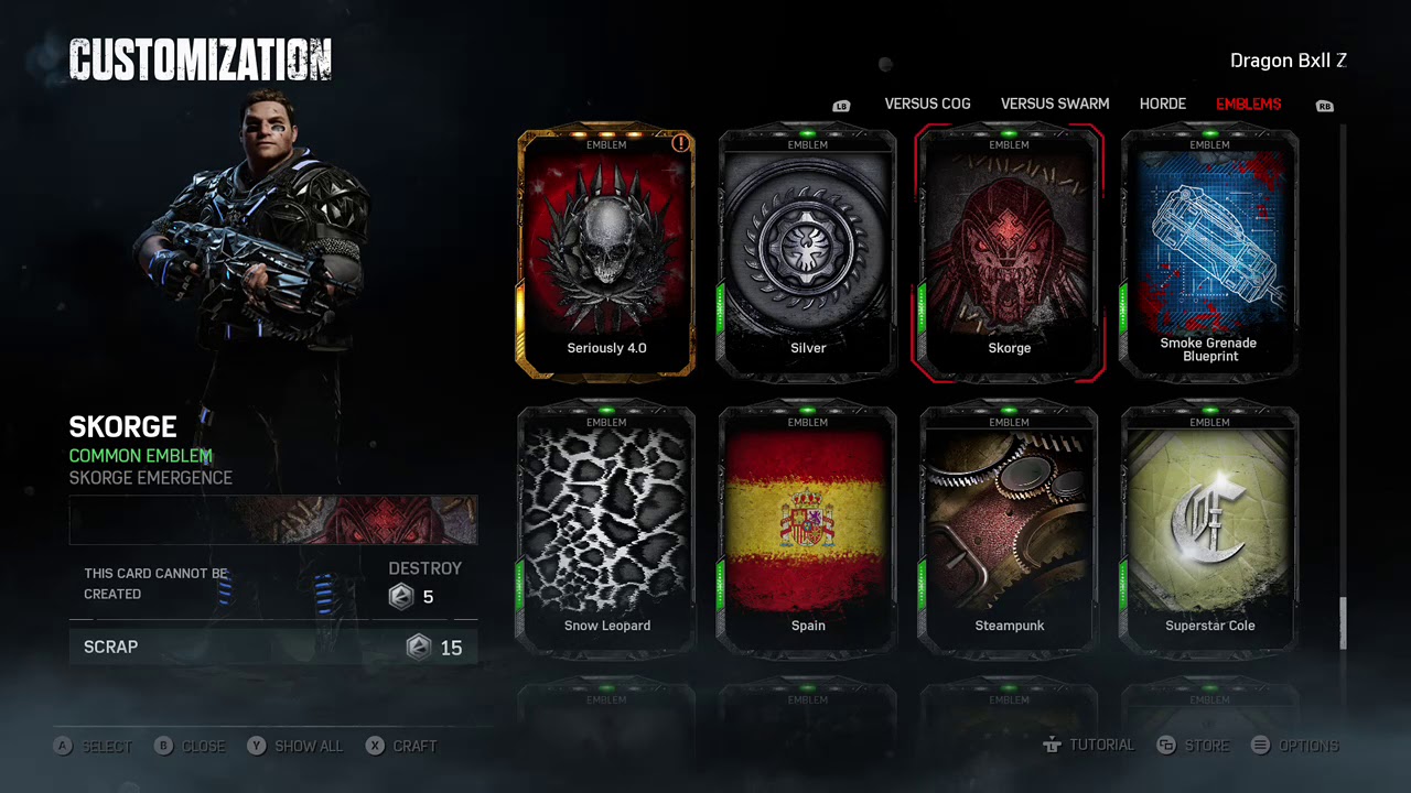 Gears of War 4 - seriously 4.0 special emblem
