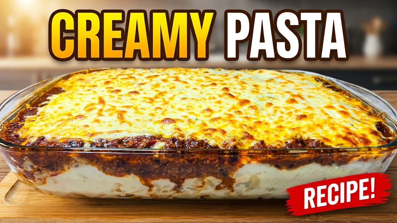 Rich & Creamy Pasta with Meat | Step-by-Step Recipe