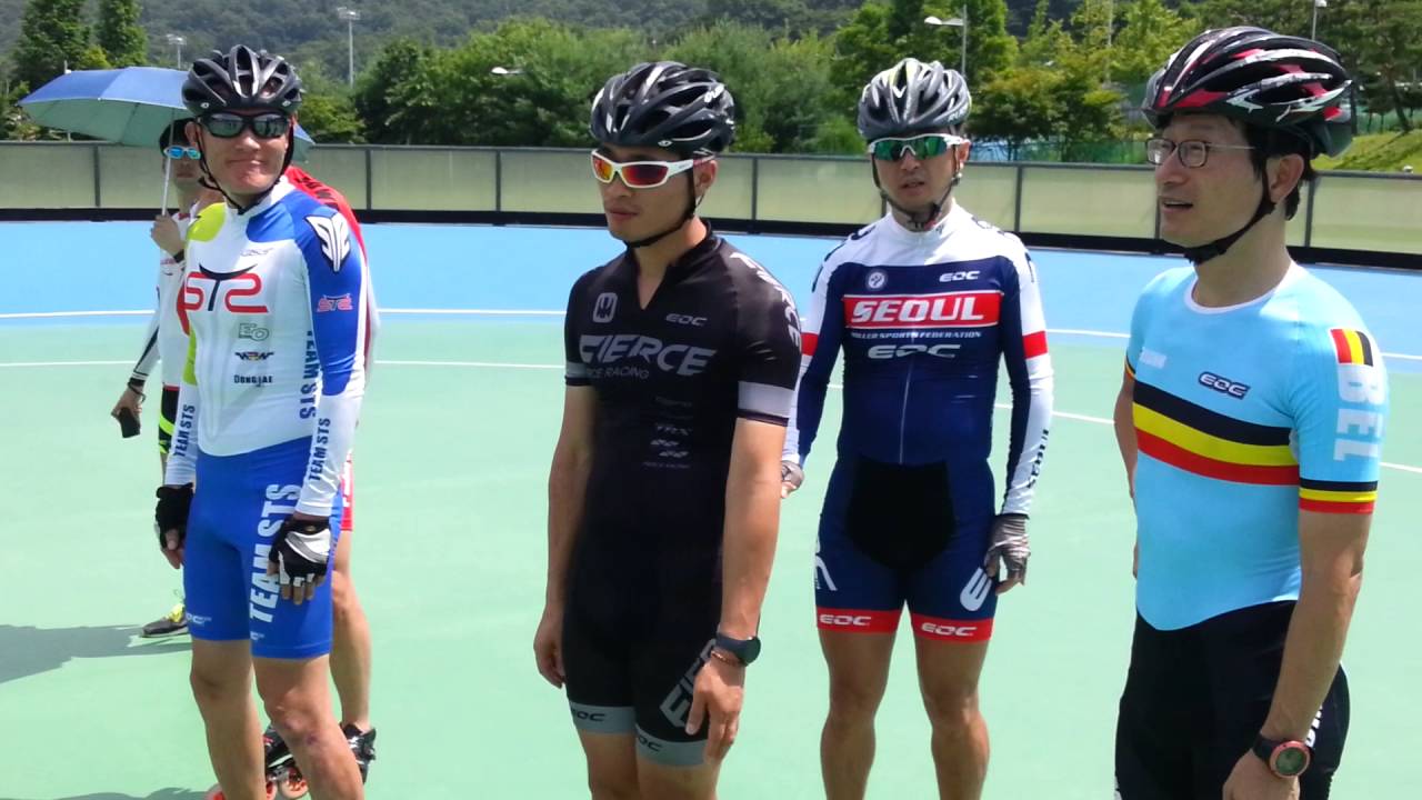 Inline Skating Clinic(Talent sharing), Anyang Track, Korea - Crossover on 200M track #1