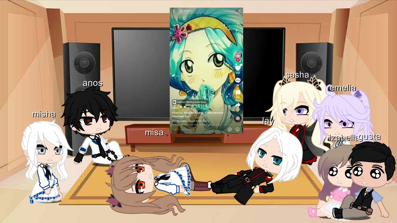 The misfit of demon king academy react to anos’s past as natsu//pt. 1
