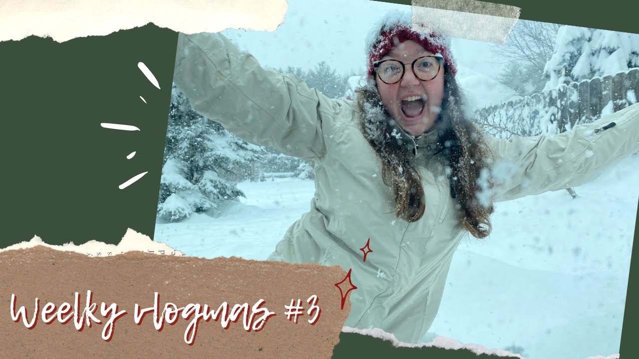 60 CM DE NEIGE & MISS FRANCE | WEEKLY VLOGMAS 3 - AUPAIR
