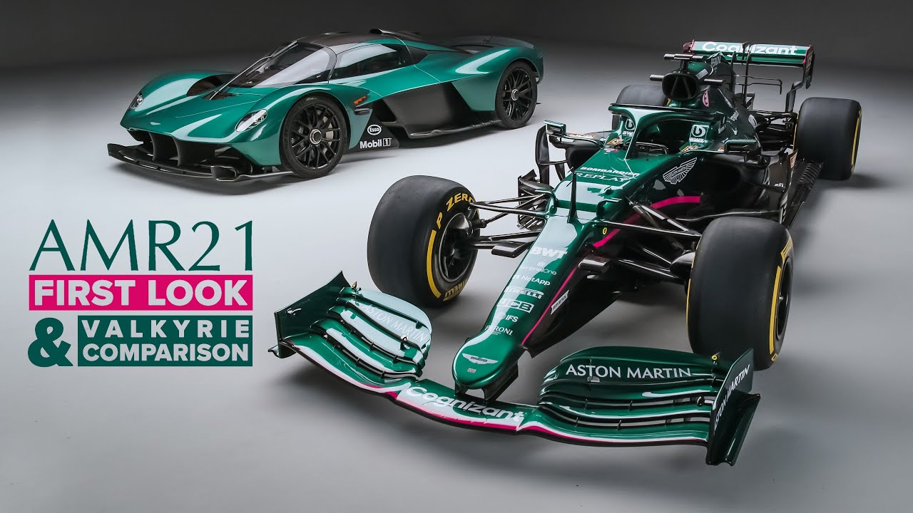 Aston Martin Valkyrie and 2021 F1 car comparison +NOISE | Carfection 4K