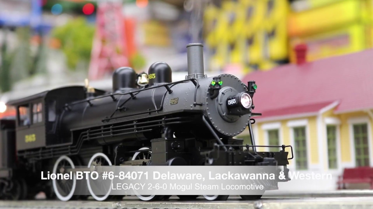 Lionel BTO #6-84071 Delaware, Lackawanna & Western LEGACY 2-6-0 Mogul Steam Locomotive