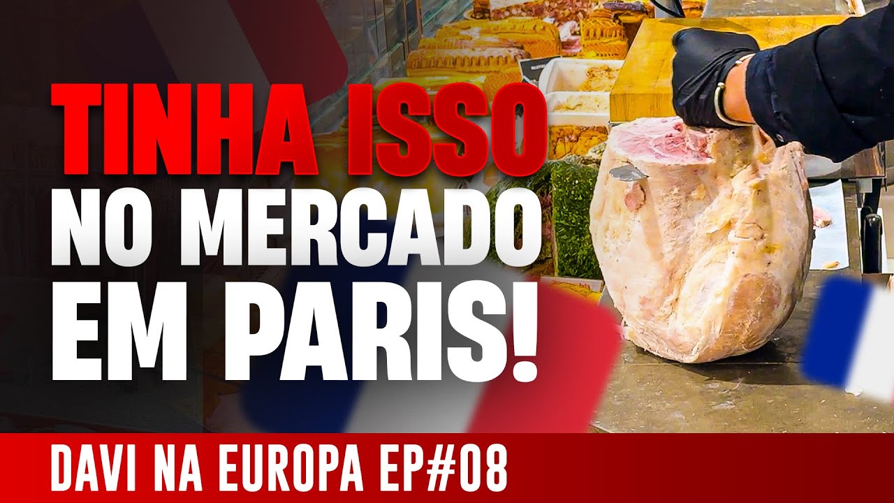 Visitei um dos maiores supermercados de Paris! Davi na Europa Ep.8