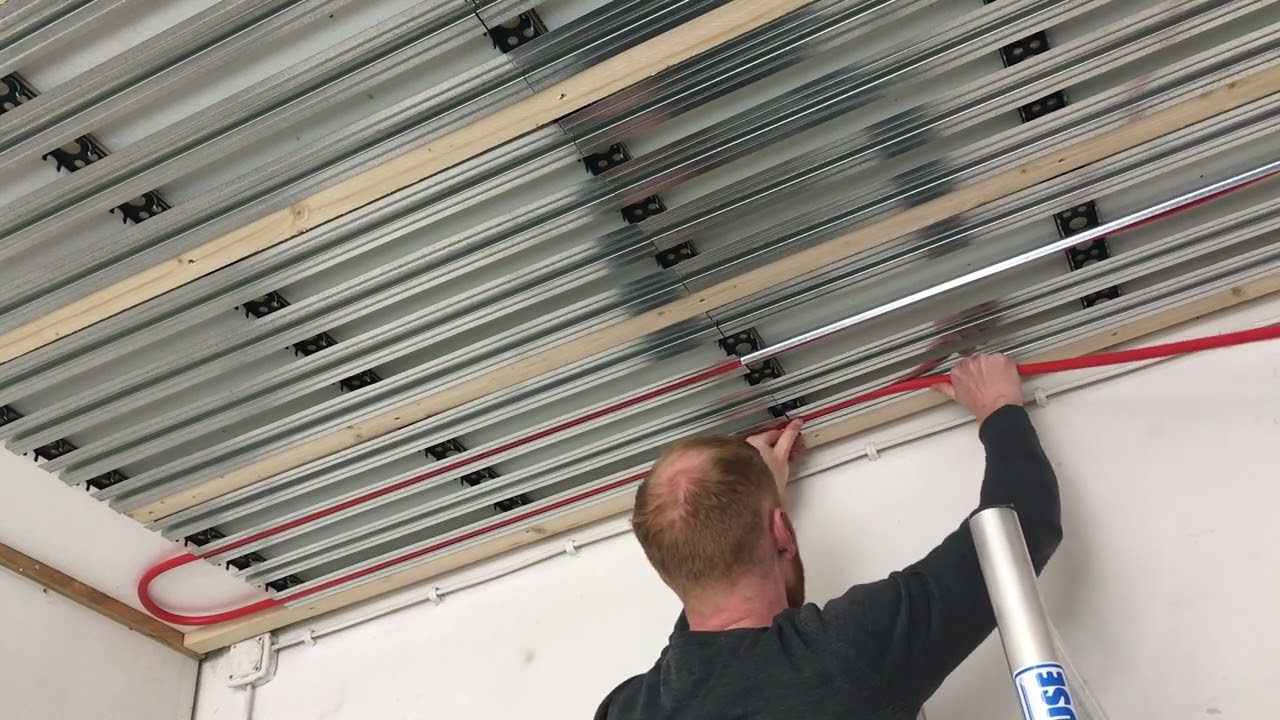 Thermo-Lutz Deckenheizung acular-DG Verlegung
