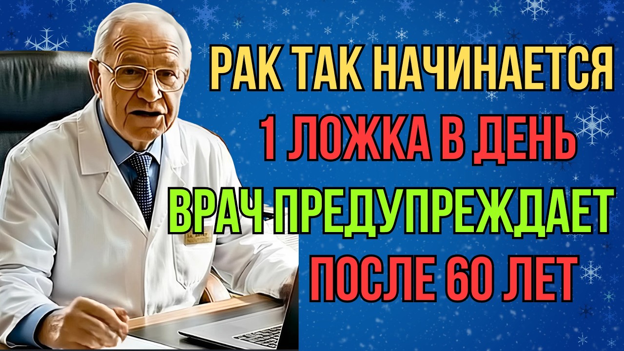 ЭТОТ ПРОДУКТ ПУГАЕТ РАК! Принимайте по одной ложке после 60 Врач рассказывает