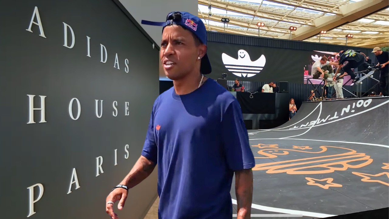 Felipe Gustavo at the Adidas house in Paris