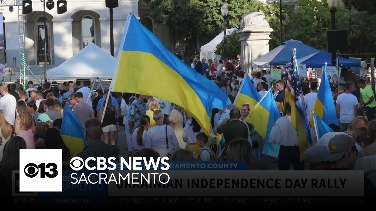 Ukrainian's in Sacramento celebrate Independence Day as peace talks loom