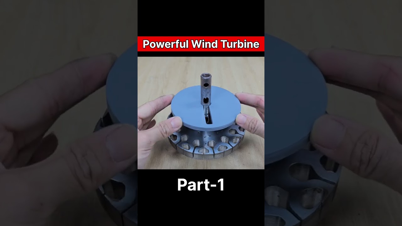 How To Make Powerful Wind Turbine Part-1 #shorts