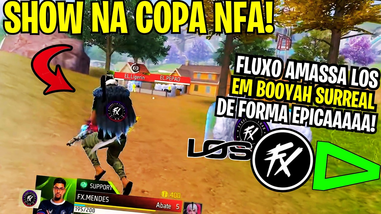 MEU DEUSSS! BOOYAH EPICO DO FLUXO NA COPA NFA!