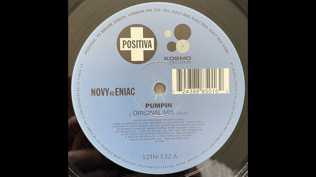 Novy Vs Eniac - Pumpin (Original Mix) 1999