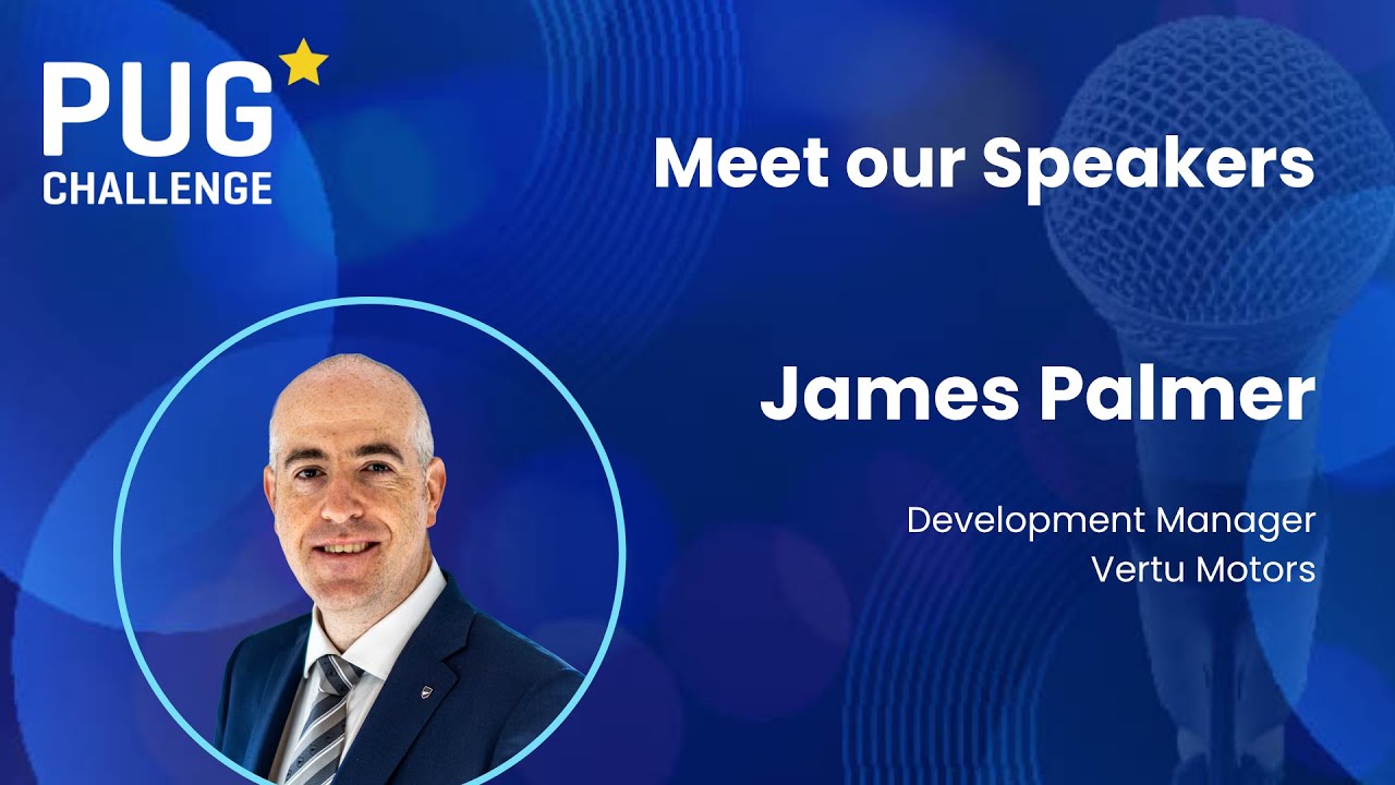 PUG Challenge 2025 - Meet our Speakers - James Palmer