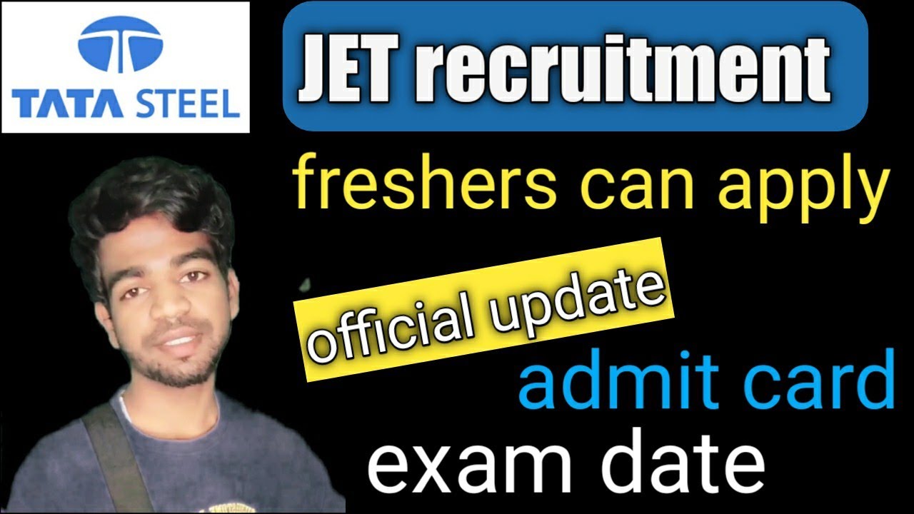 tata steel jet recruitment / exam date /admit card | bsa tech