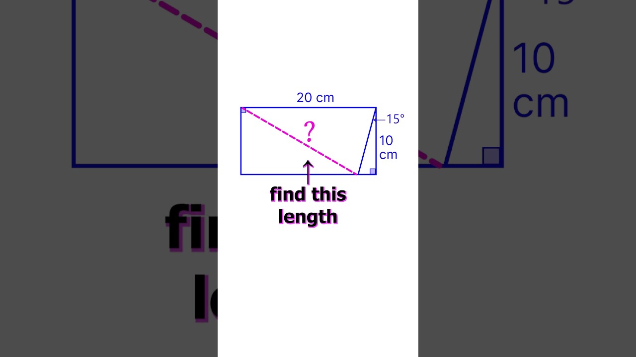 Can You Solve This Geometry Problem Without Trigonometry? 