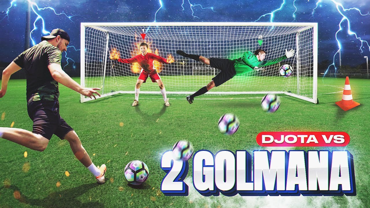 DJOTA PROTIV 2 GOLMANA NA GOLU!