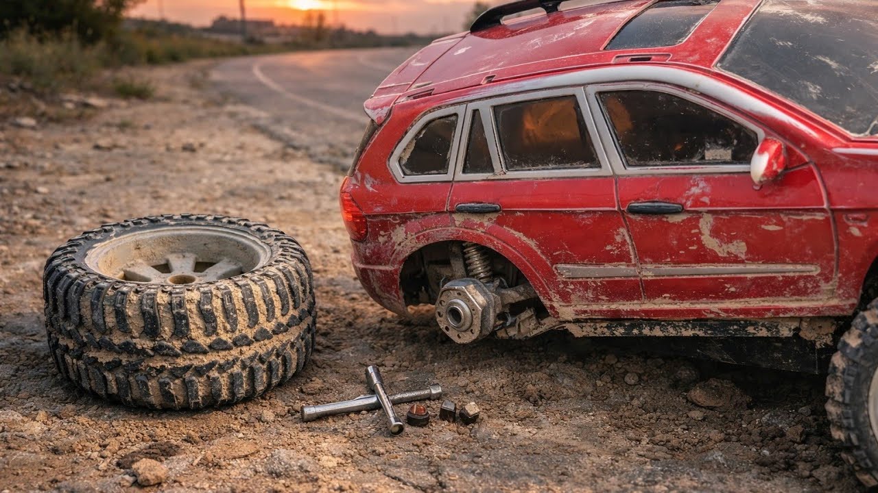 The red car adventure that everyone has been looking for is driving on various roads.