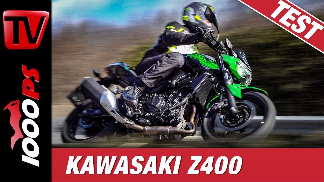 Kawasaki Z400 Test - superleichtes Nakedbike in der A2 Führerscheinklasse