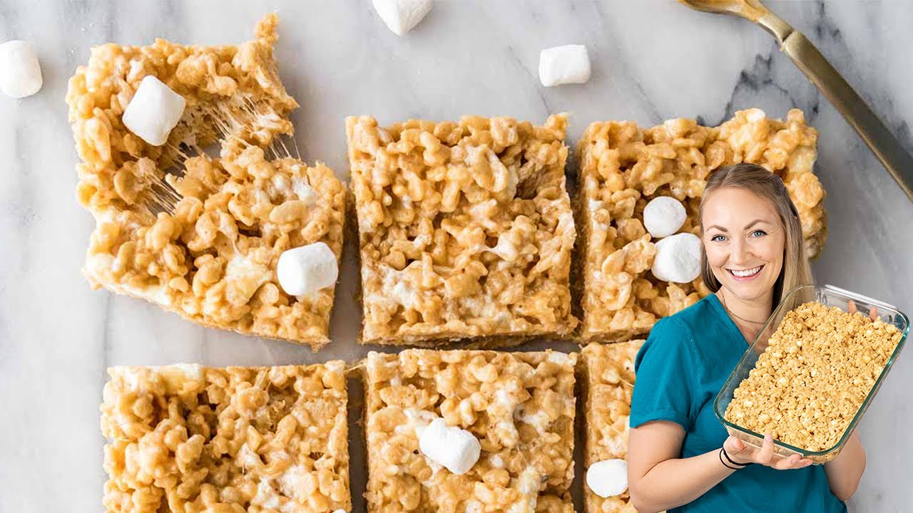 A Fun, Peanut Butter Spin on Rice Krispie Treats!