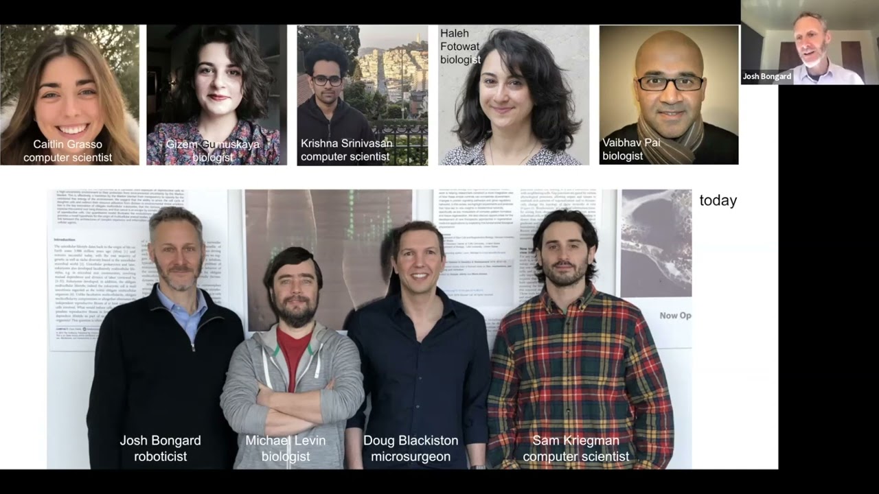 The xenobot: the world’s first computer designed organism. Dr. Josh Bongard, Dynamic Landscapes 2022