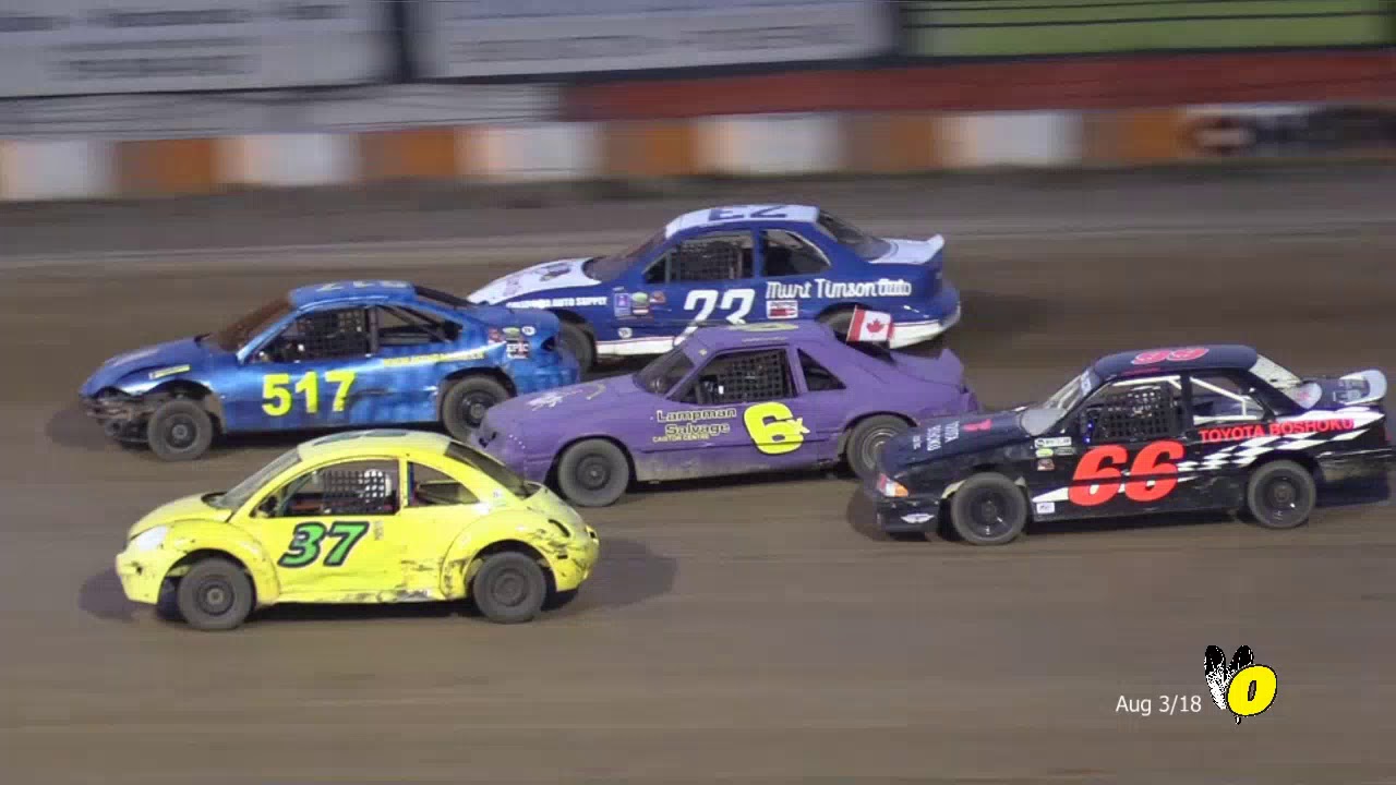 Aug 3/18 4 cyl Ministock Races The Big O FLASHBACK