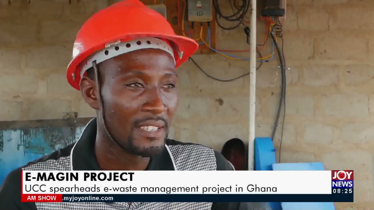 E-MAGIN PROJECT: UCC spearheads e-waste management project in Ghana - AM Show on Joy News (22-12-21)