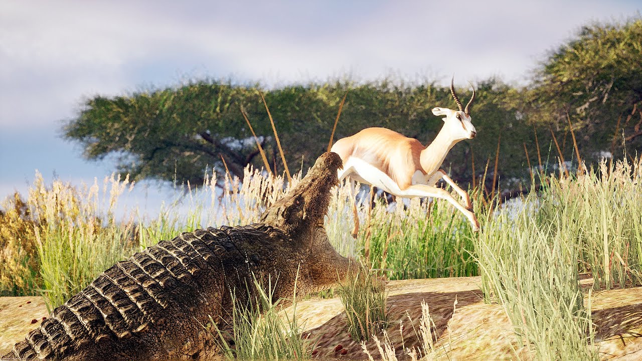 Играем за крокодила весом 750 кг | Animalia Survival