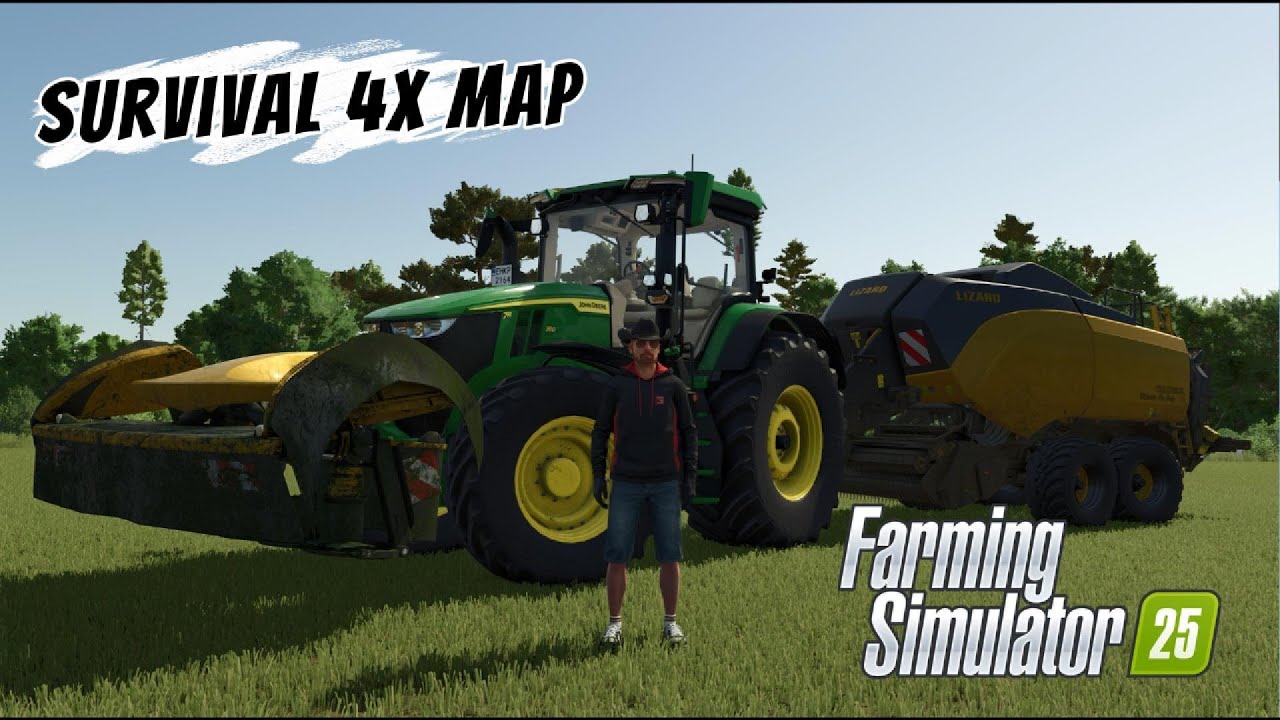 250 000 EUR, гора, поляна и една мечта – Farming Simulator 25 (Survival 4x)