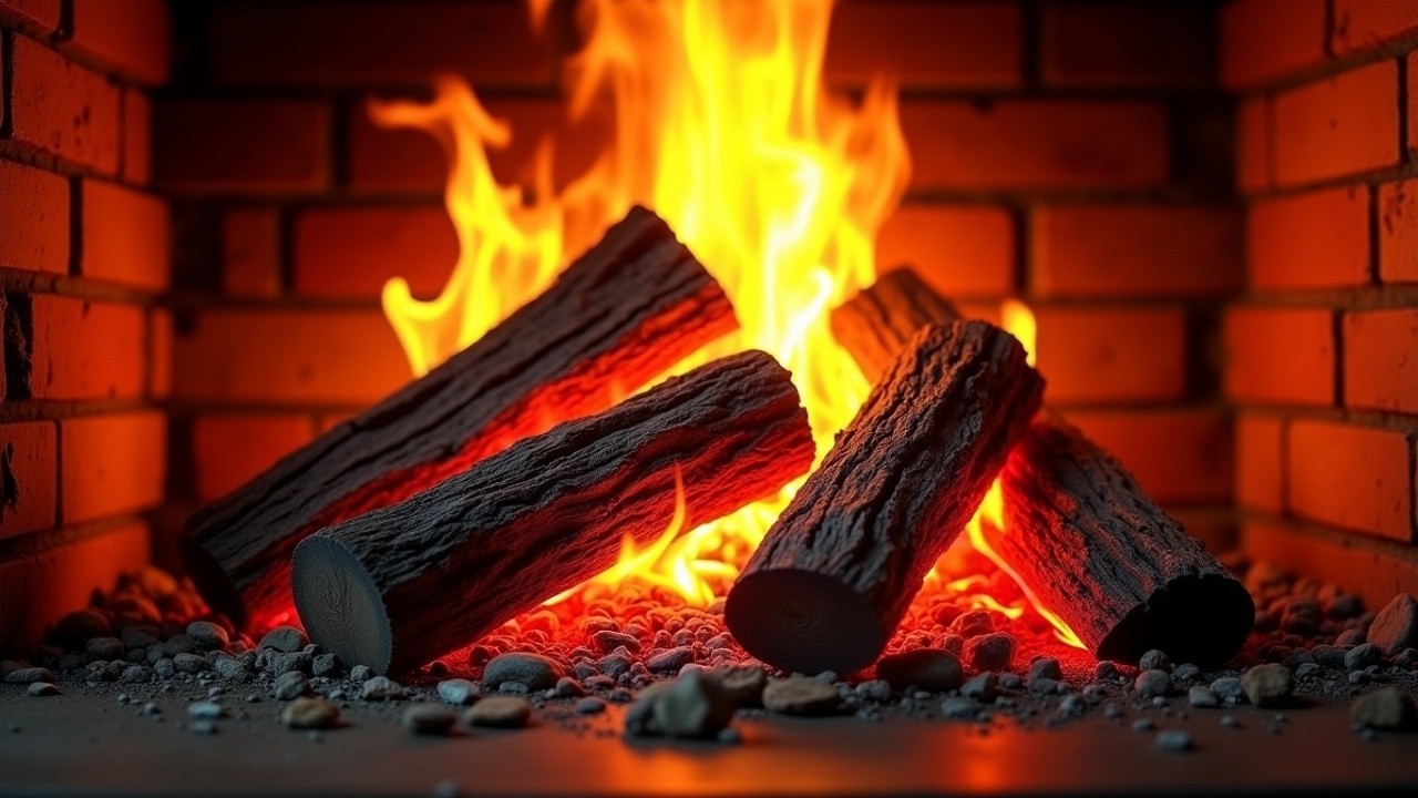 🔥 FIREPLACE 4K (LIVE 24/7). Fire Background with Crackling Fire Sounds. Cozy Fireplace