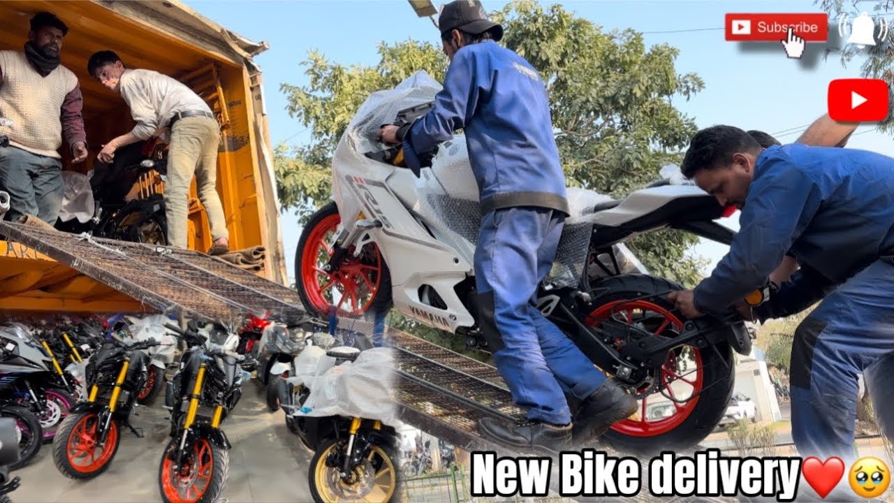New Bike| delivery🥹❤️🏍️|R15V4|2024 Modal | Yamaha R15V4 | #R15V4 #Yamaha #delivery