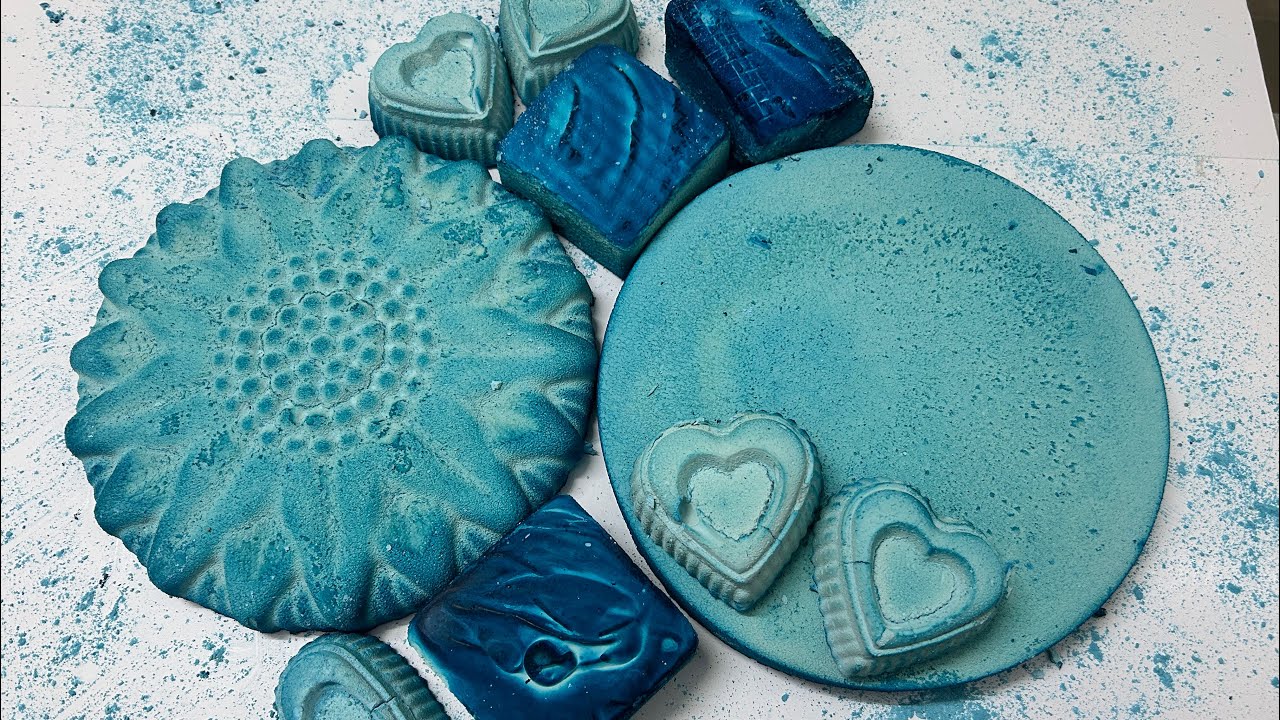 2X SPEED…Everyone’s fvrt😄Blue chalk is here🔵Oddly satisfying video with relaxing sound.. ASMR video