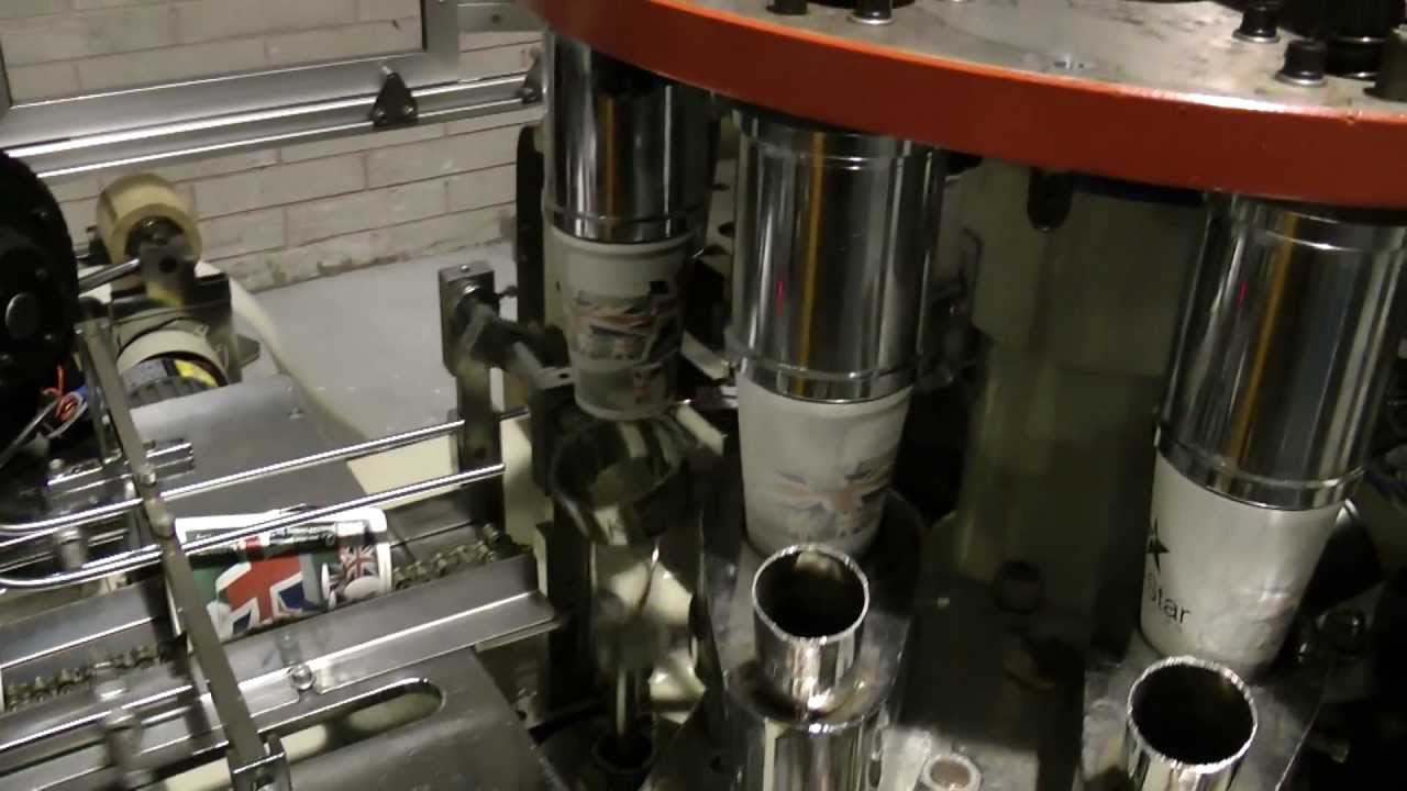The Paper Cup Company's first paper cup machine in the UK
