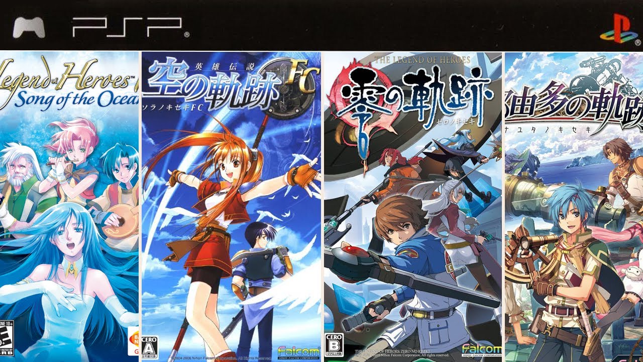 The Legend of Heroes Games for PSP